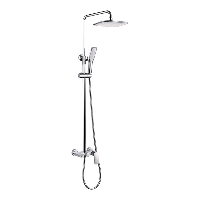 Modern Bathroom Shower Room Wall-mounted Single Handle Shower Head