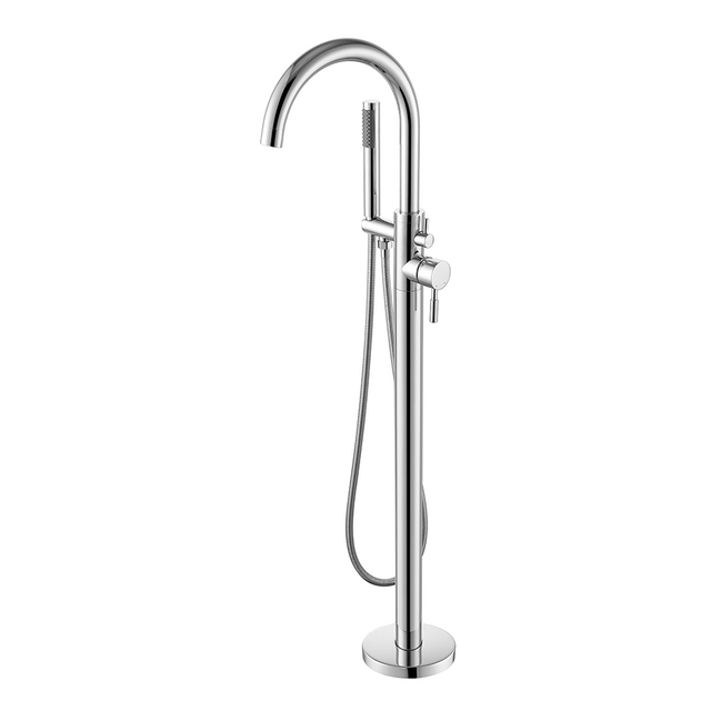 Cheap Price Hot Selling Double Handle Freestanding Bathtub Faucet Shower Bath Taps