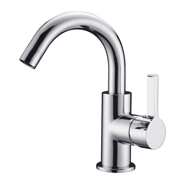 Single Handle Brass Chrome Mixer Bathroom Faucet Wash Basin