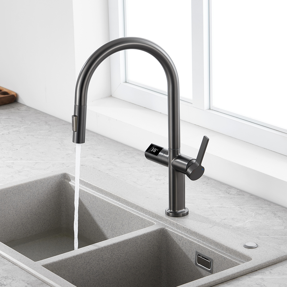 black kitchen faucets