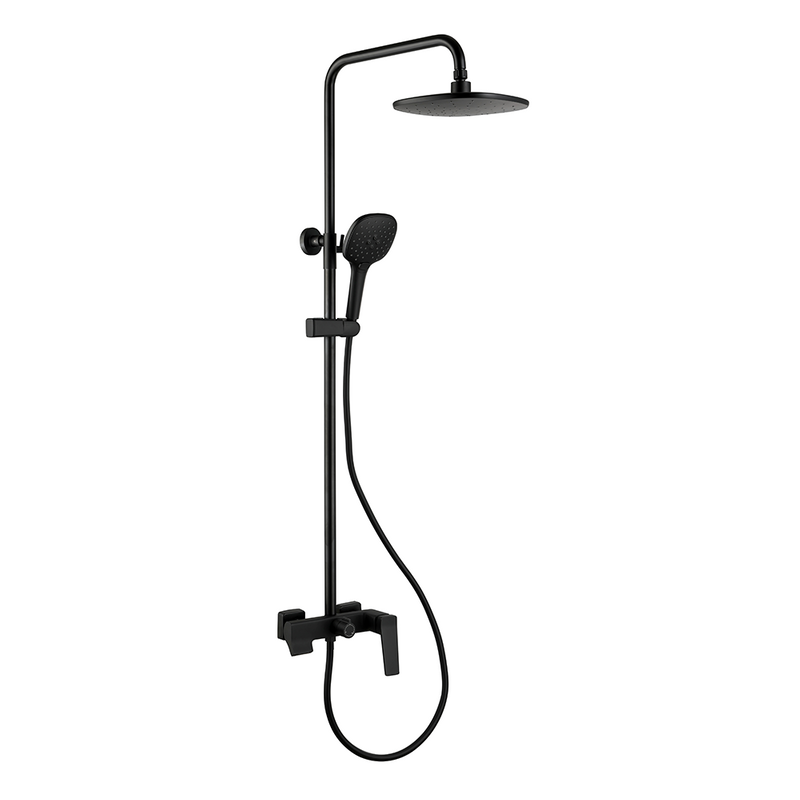 Complete Shower Unit Square Rain Shower Mixer Set