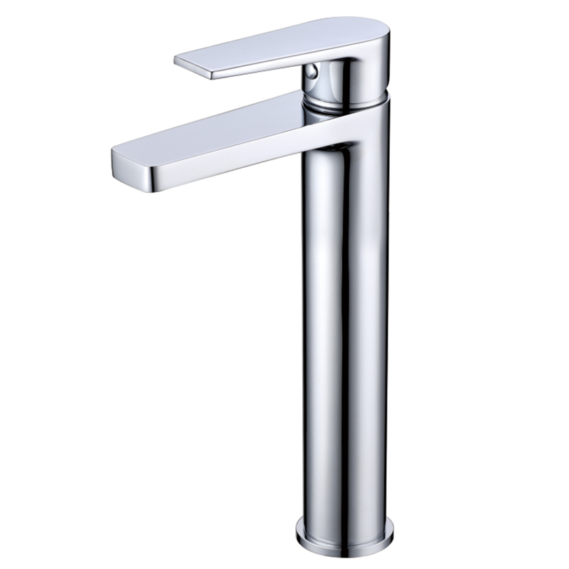 Contemporary Bathroom Single Hole Water Mixer Taps Basin Faucet