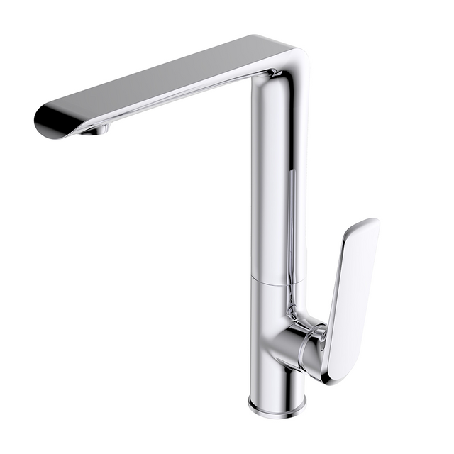 Single Lever Brass Kitchen Tap Chrome Kitchen Faucet