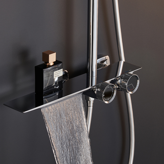 HRAMSA New Thermostatic Bathtub Shower Mixer Valve