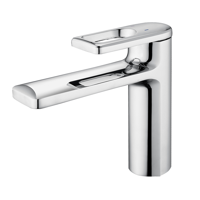 Sanitary Ware Deck Mounted Single Lever Brass Basin Faucet Mixer